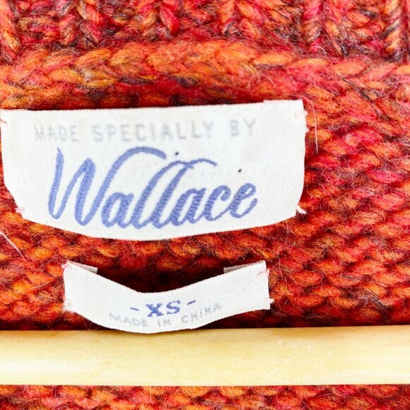 Madewell Wallace Sweater Womens XS Red Wool Alpaca Blend Rowboat Knit Pullover - Picture 2 of 4